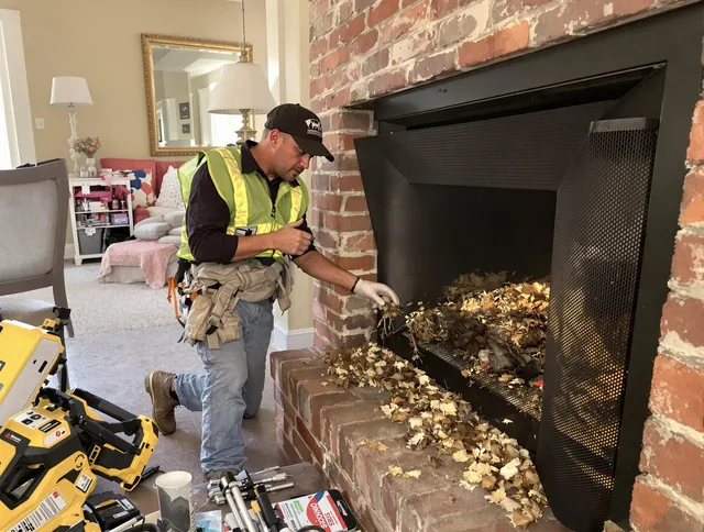 Safe screening installation by Copley Chimney Sweep in Copley, OH