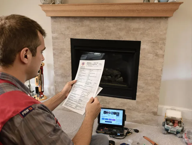 Thorough chimney inspection by Copley Chimney Sweep in Copley, OH