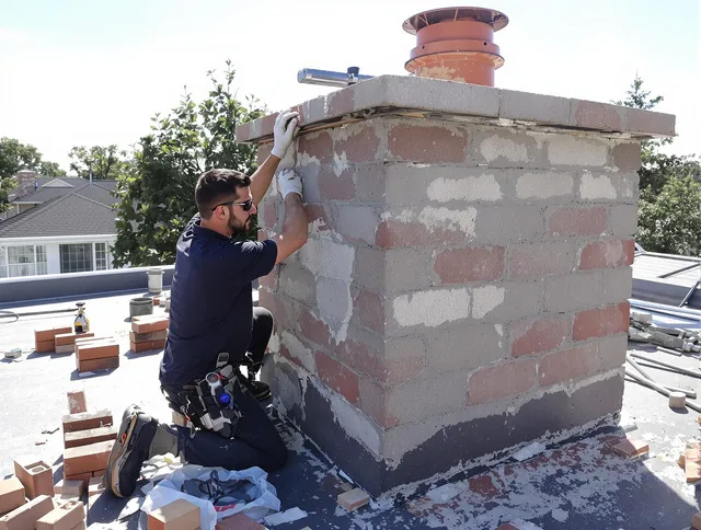 Advanced chimney repair process by Copley Chimney Sweep in Copley, OH