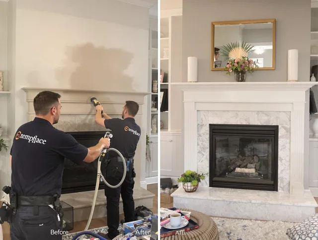 Professional soot removal by Copley Chimney Sweep team in Copley, OH